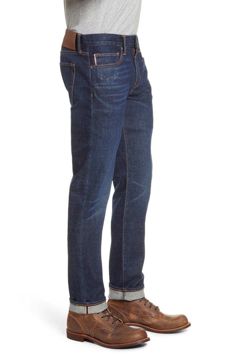 The Pen Slim 14-Ounce Stretch Selvedge Jeans, Alternate, color, TYLER