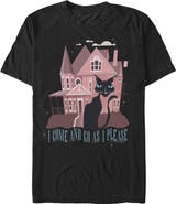 Coraline Men's The Cat Come and Go Short Sleeve T-Shirt
