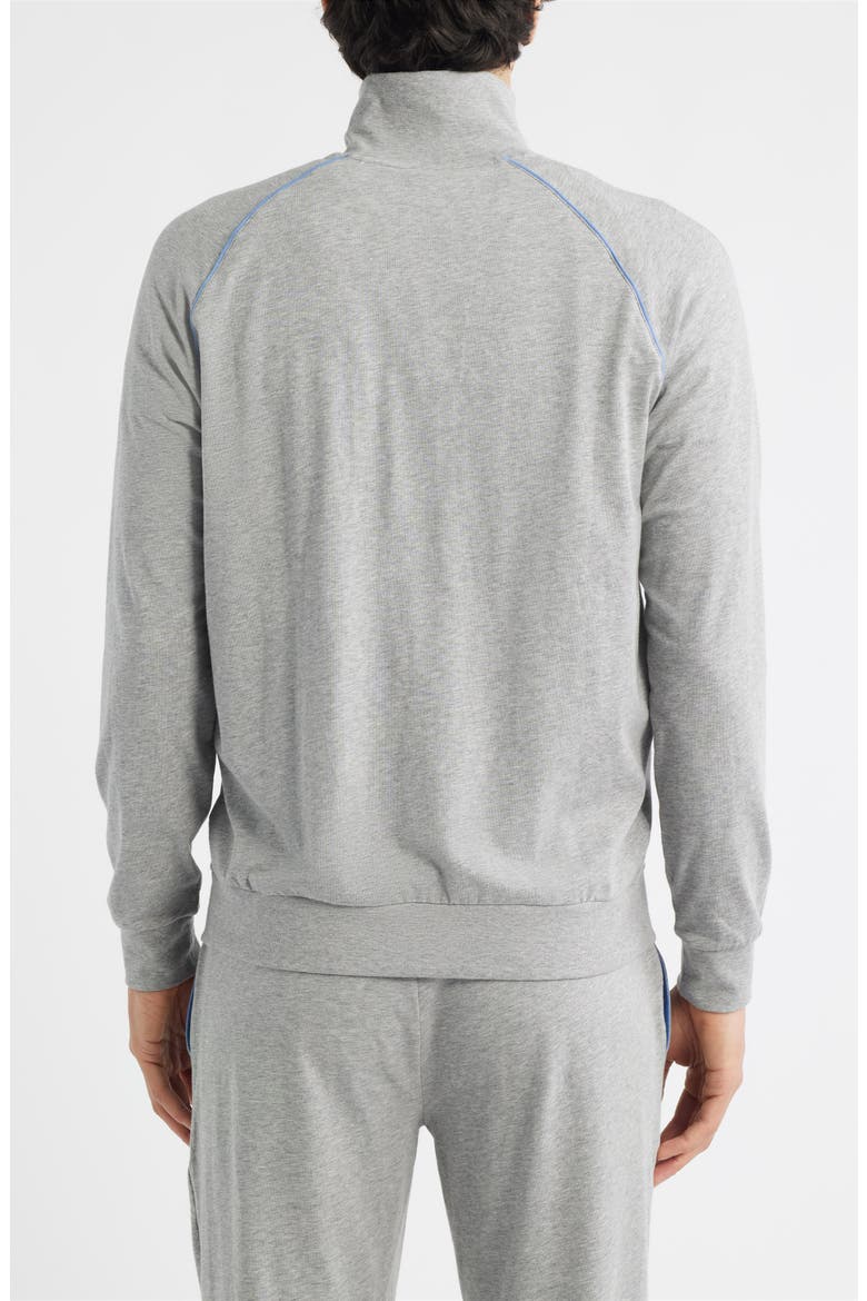 Mix Match Stretch Cotton Zip Jacket, Alternate, color, MEDIUM GREY