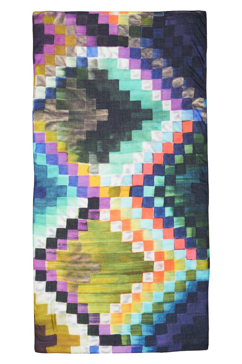 'Painted Diamonds' Geo Print Wrap, Alternate, color, MULTI