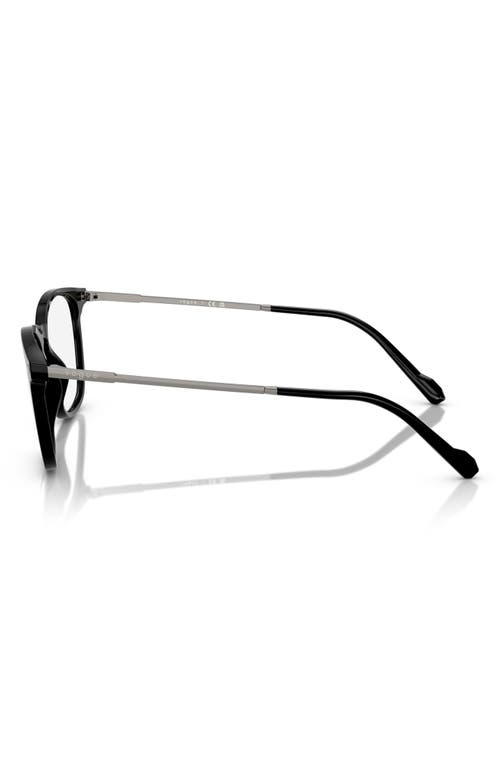 Vogue 53mm Pillow Optical Glasses In Black