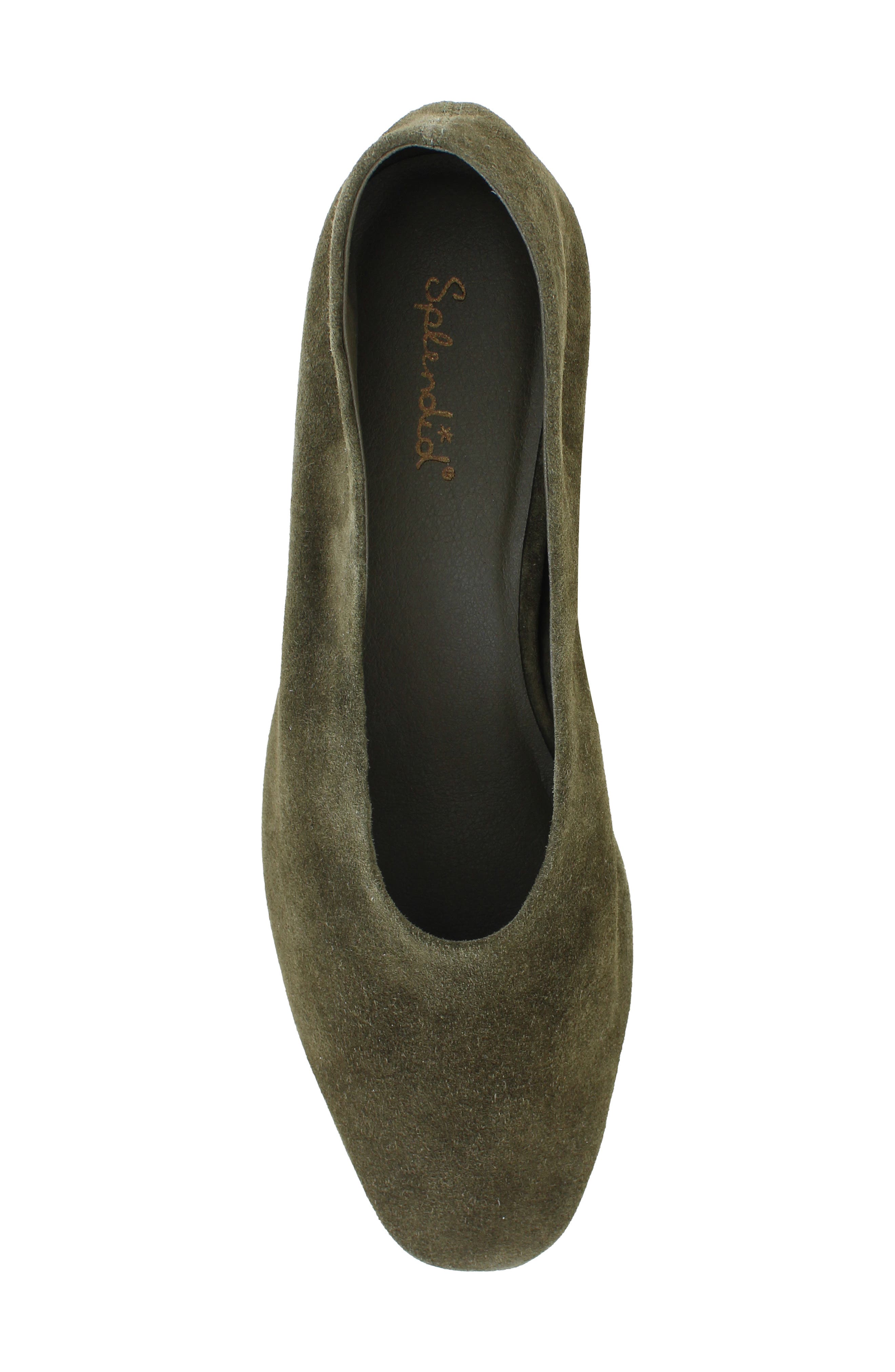 Olivia Leather Pump, Alternate, color, OLIVE