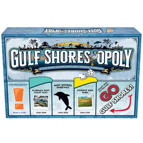 Gulf Shores Opoly Board Game