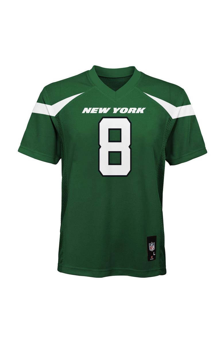 Outerstuff Youth Aaron Rodgers Gotham Green New York Jets Replica Player Jersey, Alternate, color,