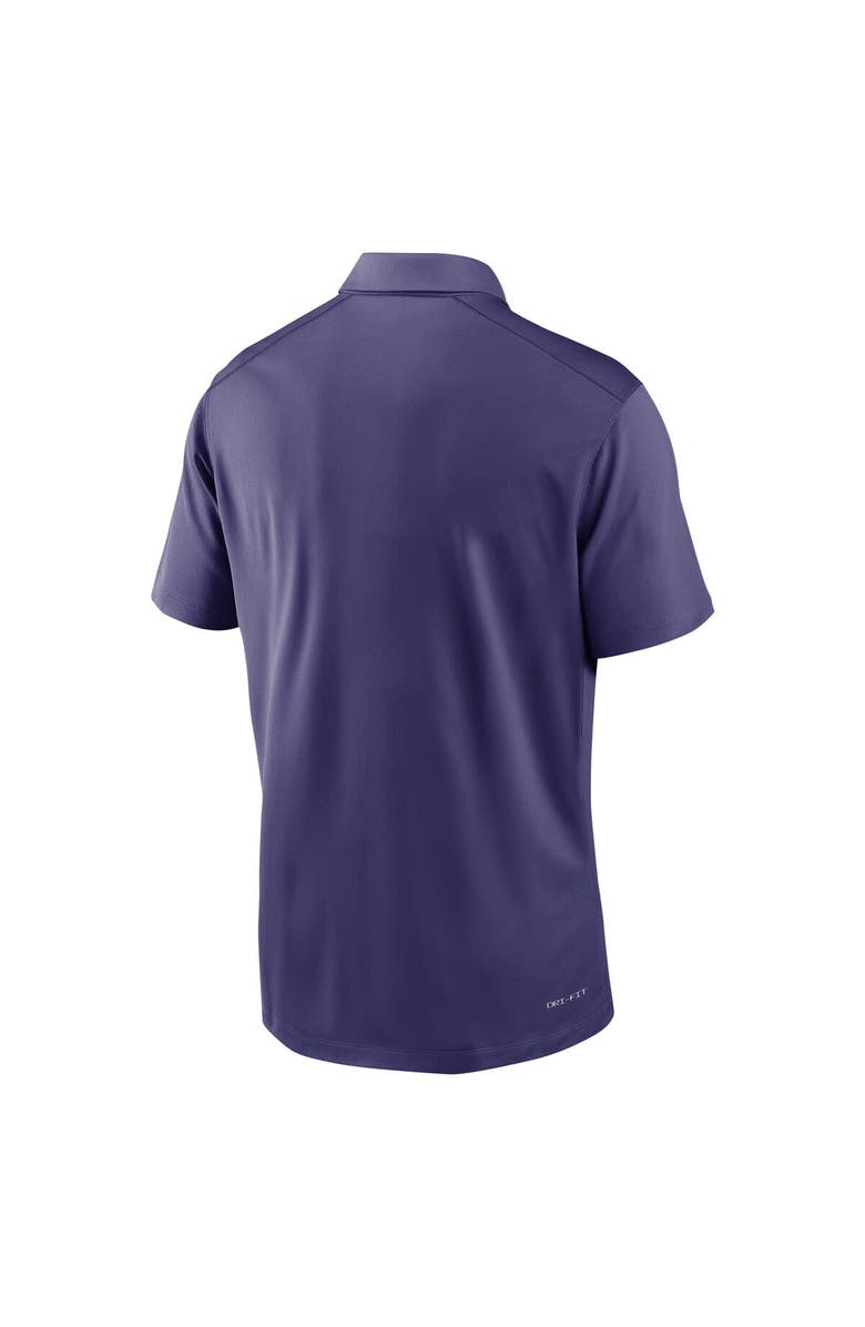 Nike Men's Nike Purple TCU Horned Frogs 2024 Sideline Victory Coaches Performance Polo, Alternate, color, Purple