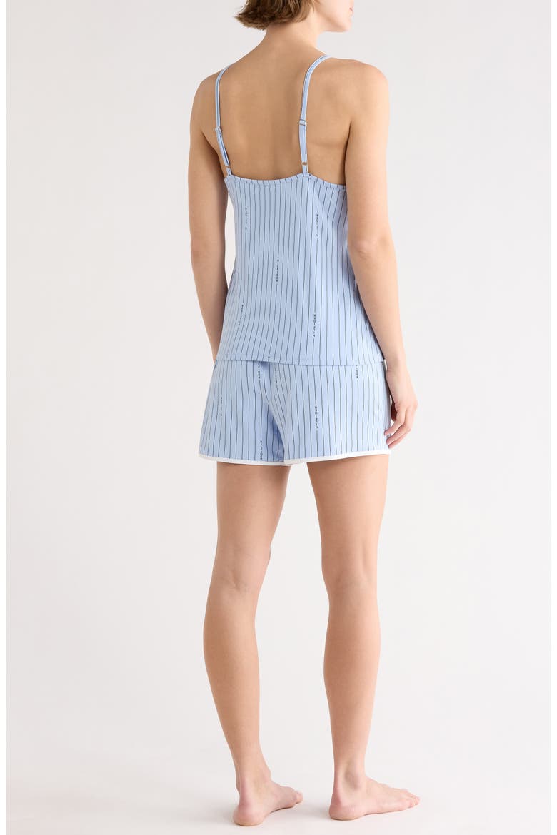 Logo Stripe Pajamas, Alternate, color, HILFIGER STRIPE SWEET BLUE