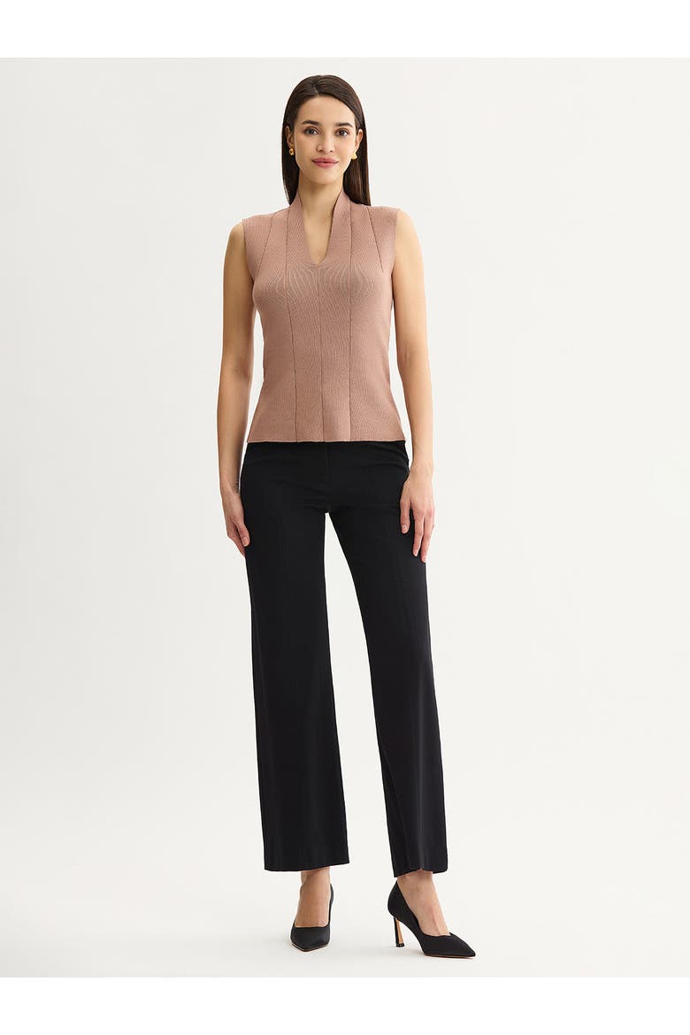 V Neck Princess Seam Tank, Alternate, color, Charmeuse