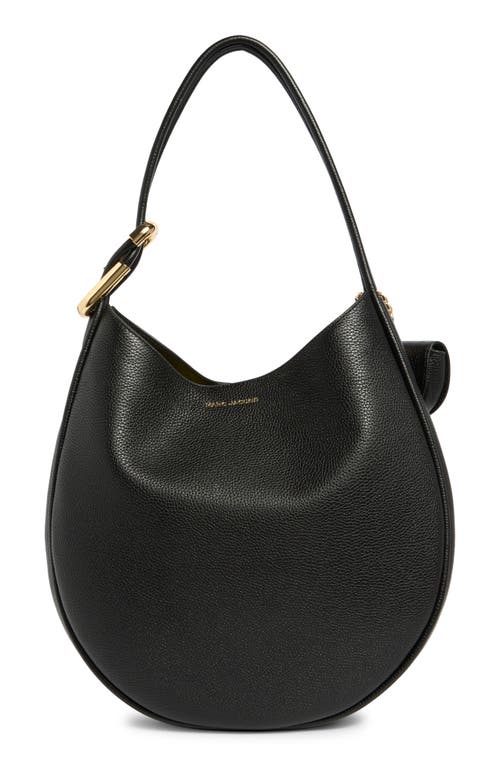 Marc Jacobs Large The Crescent Leather Shoulder Bag In Black