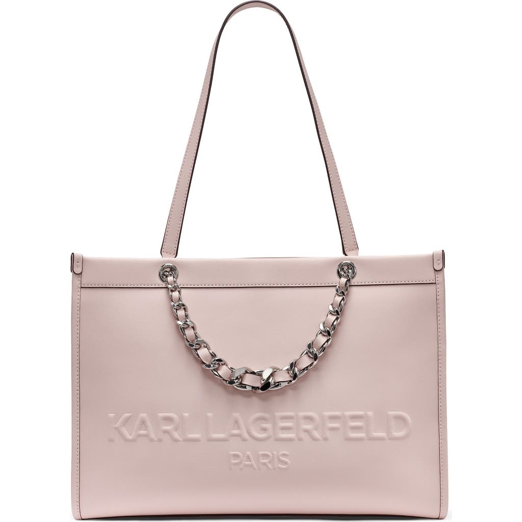 Karl Lagerfeld Paris Savoie Tote In Pink