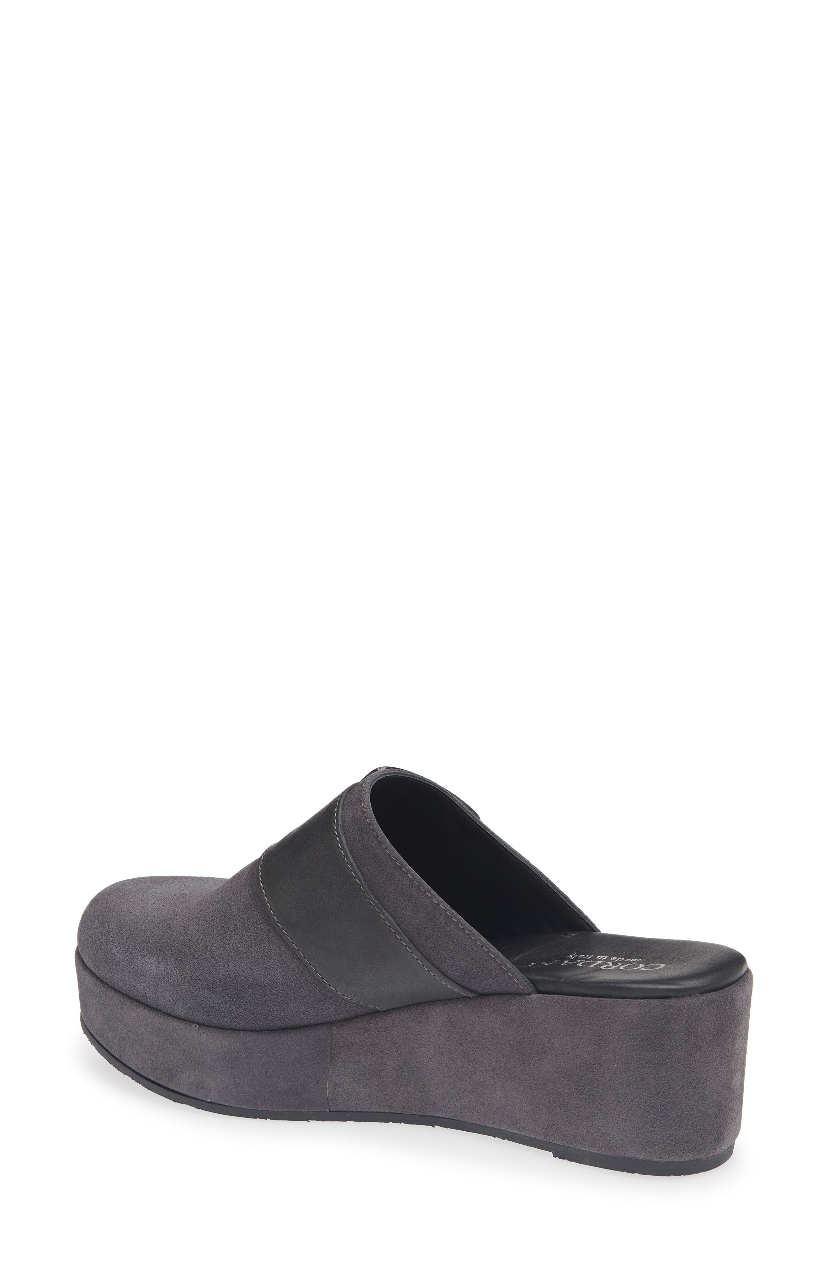 Camryn Buckle Platform Clog, Alternate, color, GRIGIO SUEDE