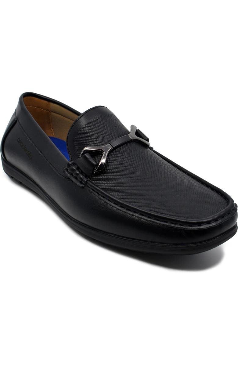 AKADEMIKS Ogden Bit Driving Loafer, Main, color, Black