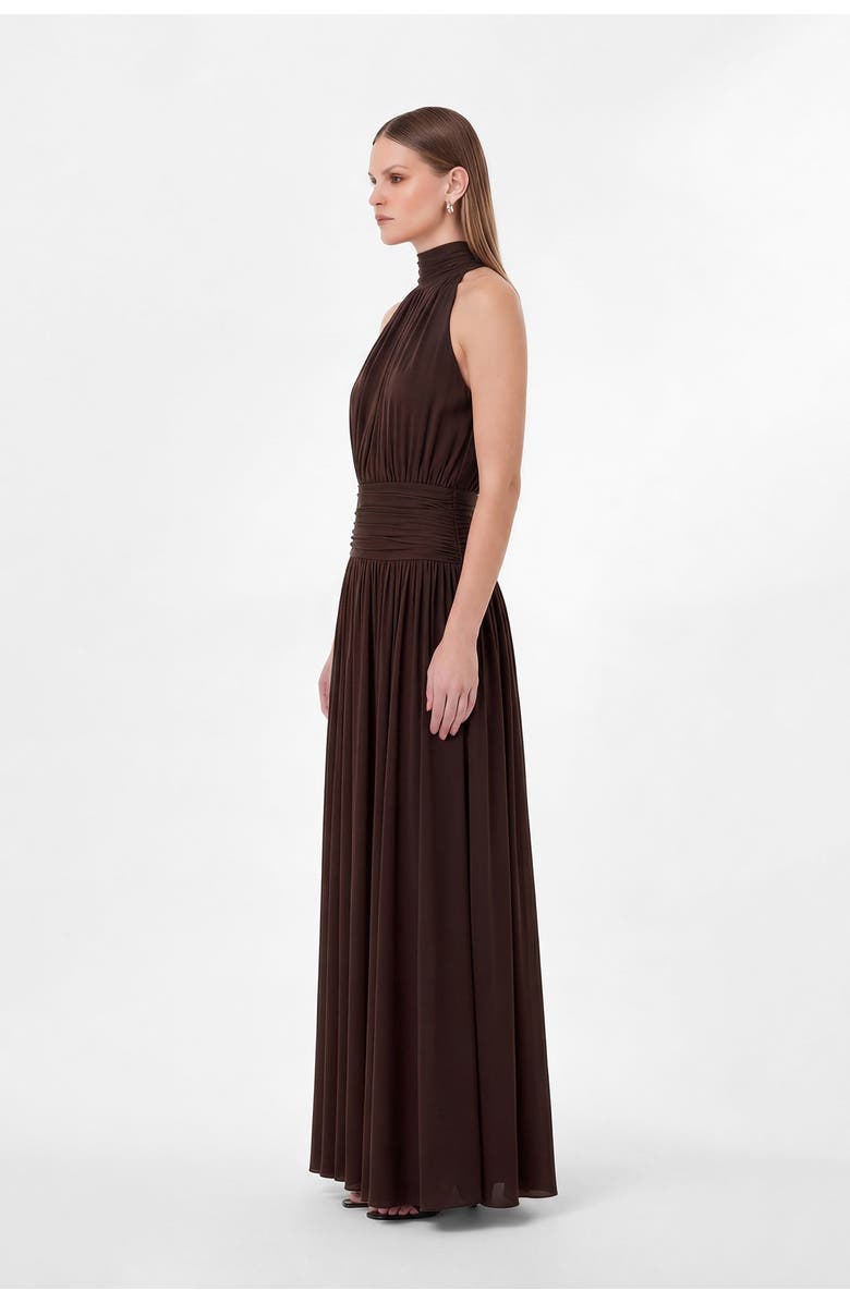 NICHOLAS Tessa Dress, Alternate, color, Espresso