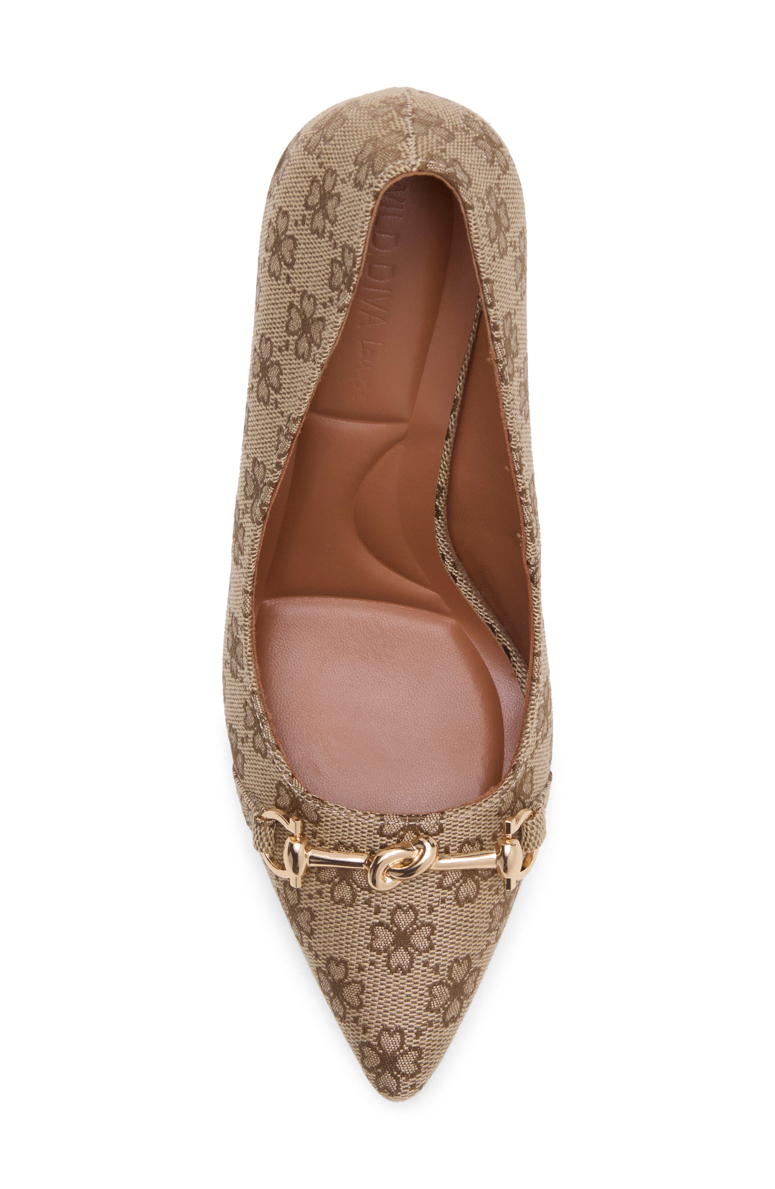 Trina Pointed Toe Pump, Alternate, color, BROWN FLORAL