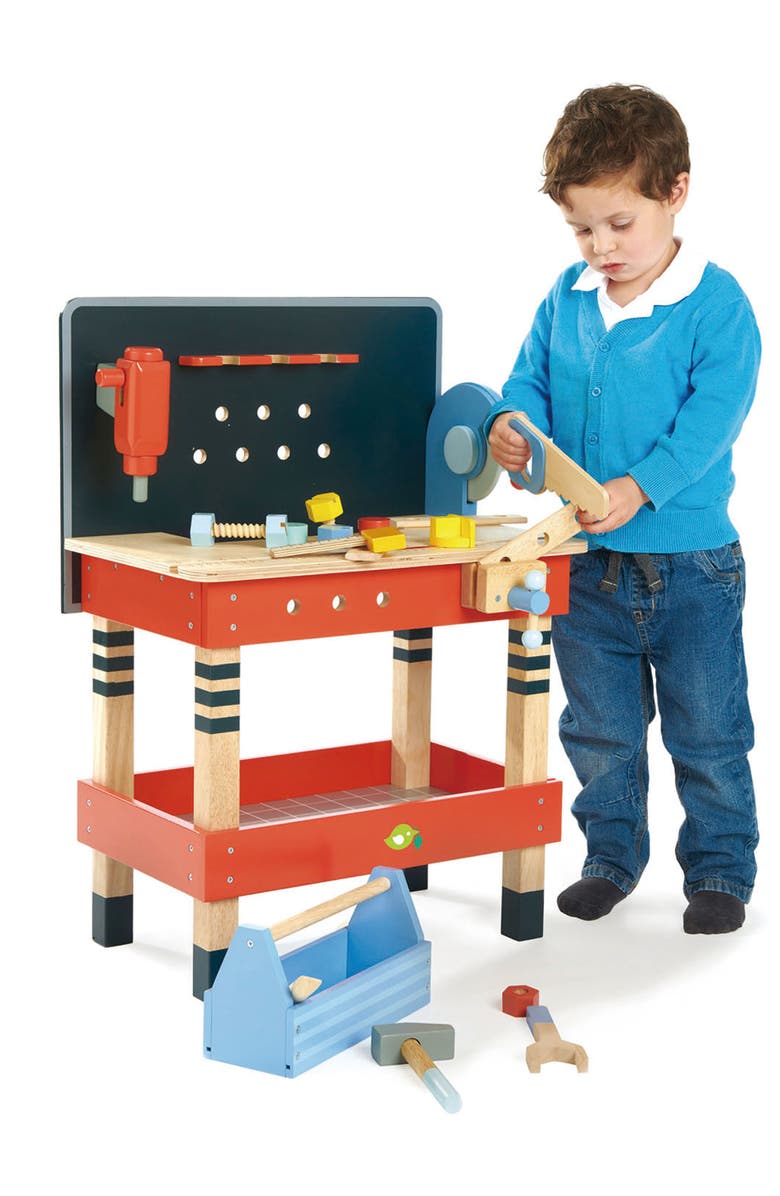 Tender Leaf Toys Tool Bench Playset, Alternate, color, Multi