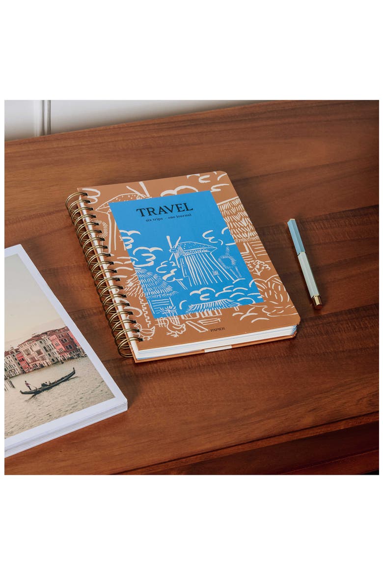 Over the Hills B5 Spiral Travel Journal, Alternate, color, NO COLOR