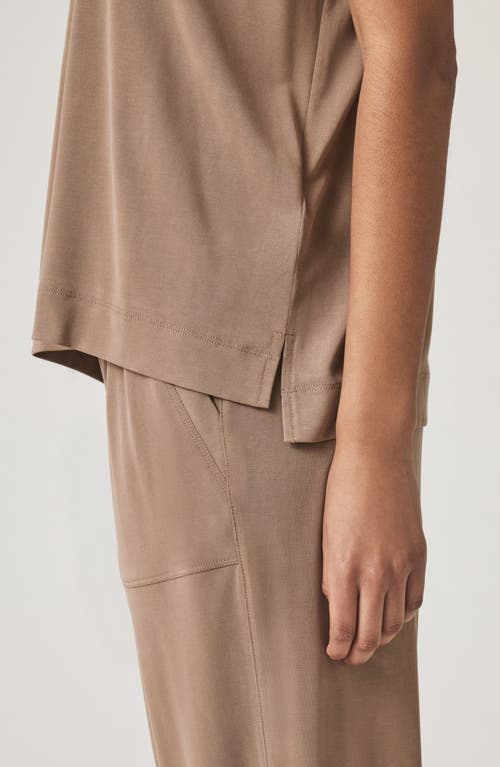 Splendid Giada Sandwash T-shirt In Brown