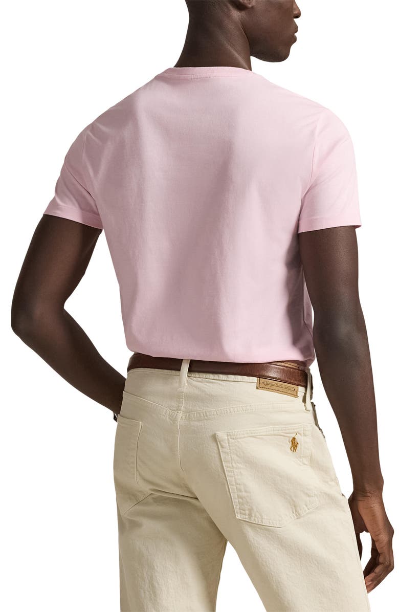 Polo Ralph Lauren Classic Fit Jersey Crewneck T-Shirt, Alternate, color, Garden Pink