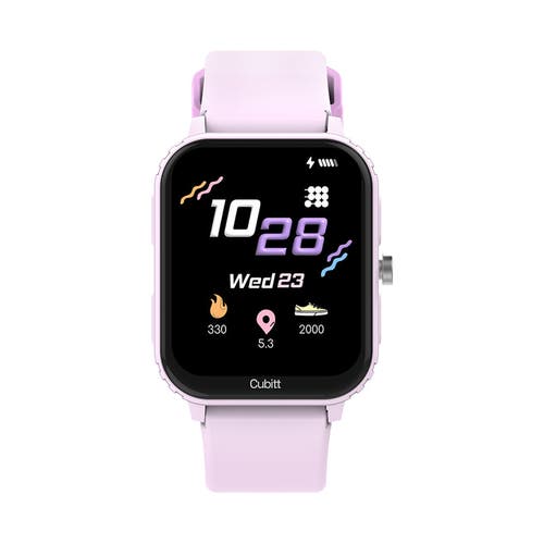 Cubitt Teens Smart Watch Fitness Tracker In Pink