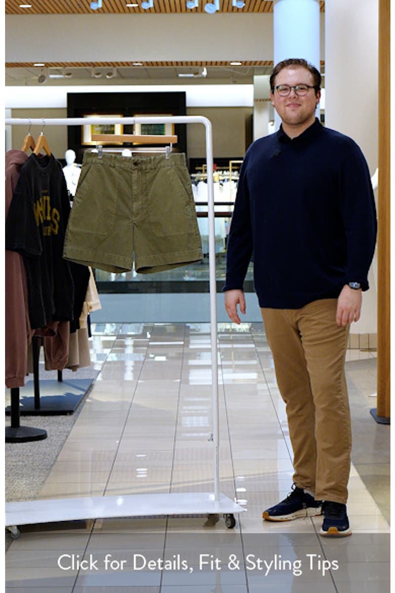 Herringbone Twill Fatigue Shorts video