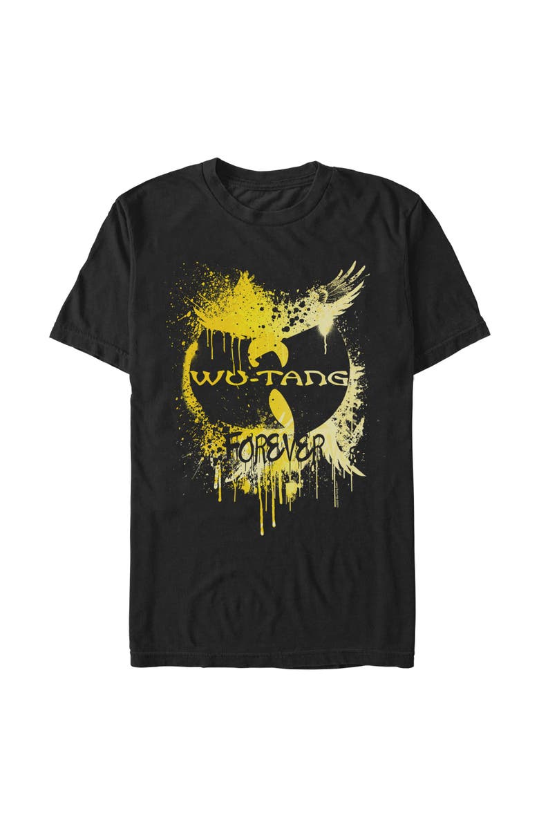 Wu-Tang Clan Men's Wu-Tang Clan Paint Splash Forever Logo Graphic T-Shirt, Main, color, Black