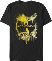Wu-Tang Clan Men's Wu-Tang Clan Paint Splash Forever Logo Graphic T-Shirt