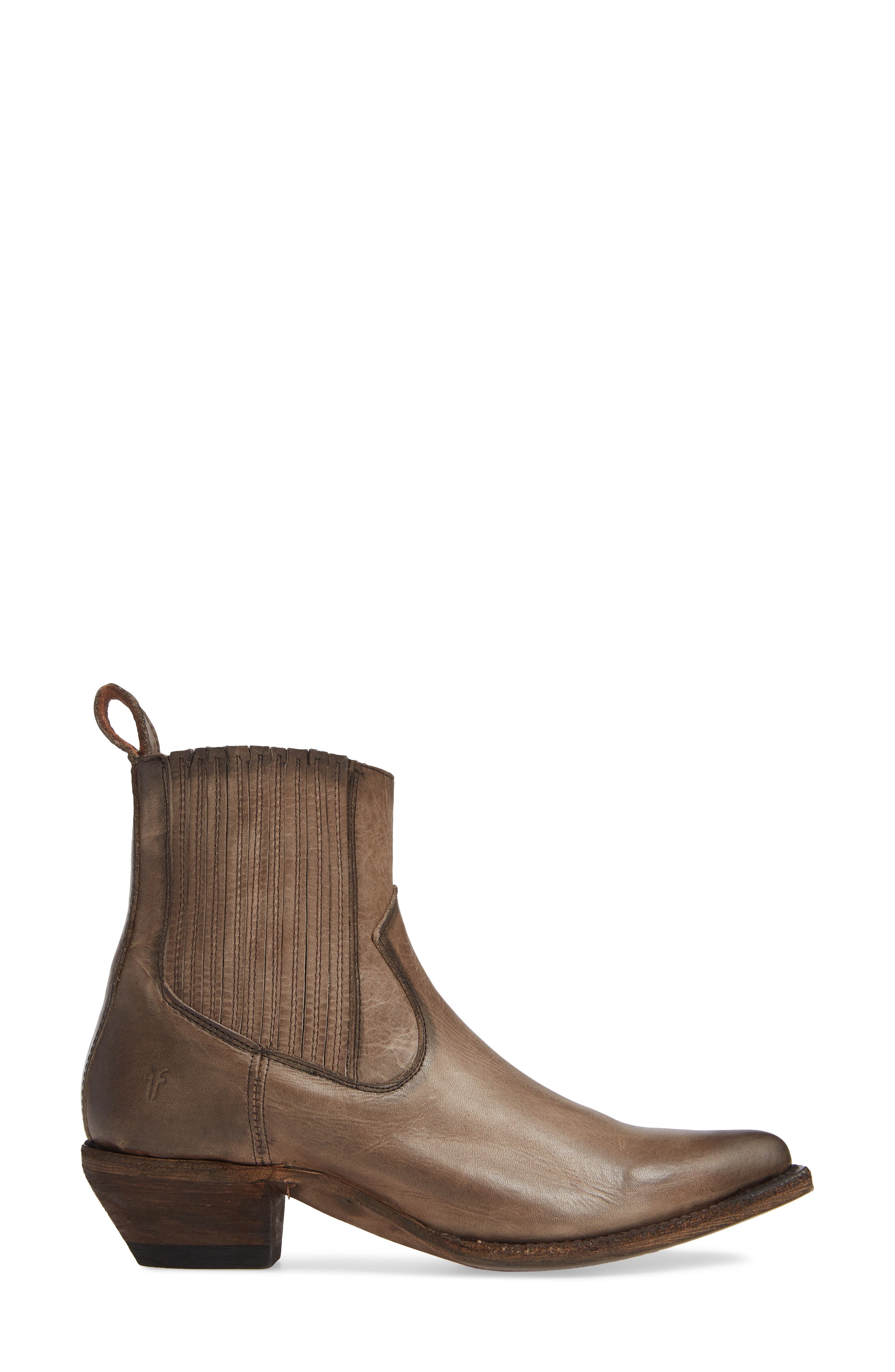 Sacha Western Chelsea Boot, Alternate, color, Z/DNUSTONE LEATHER