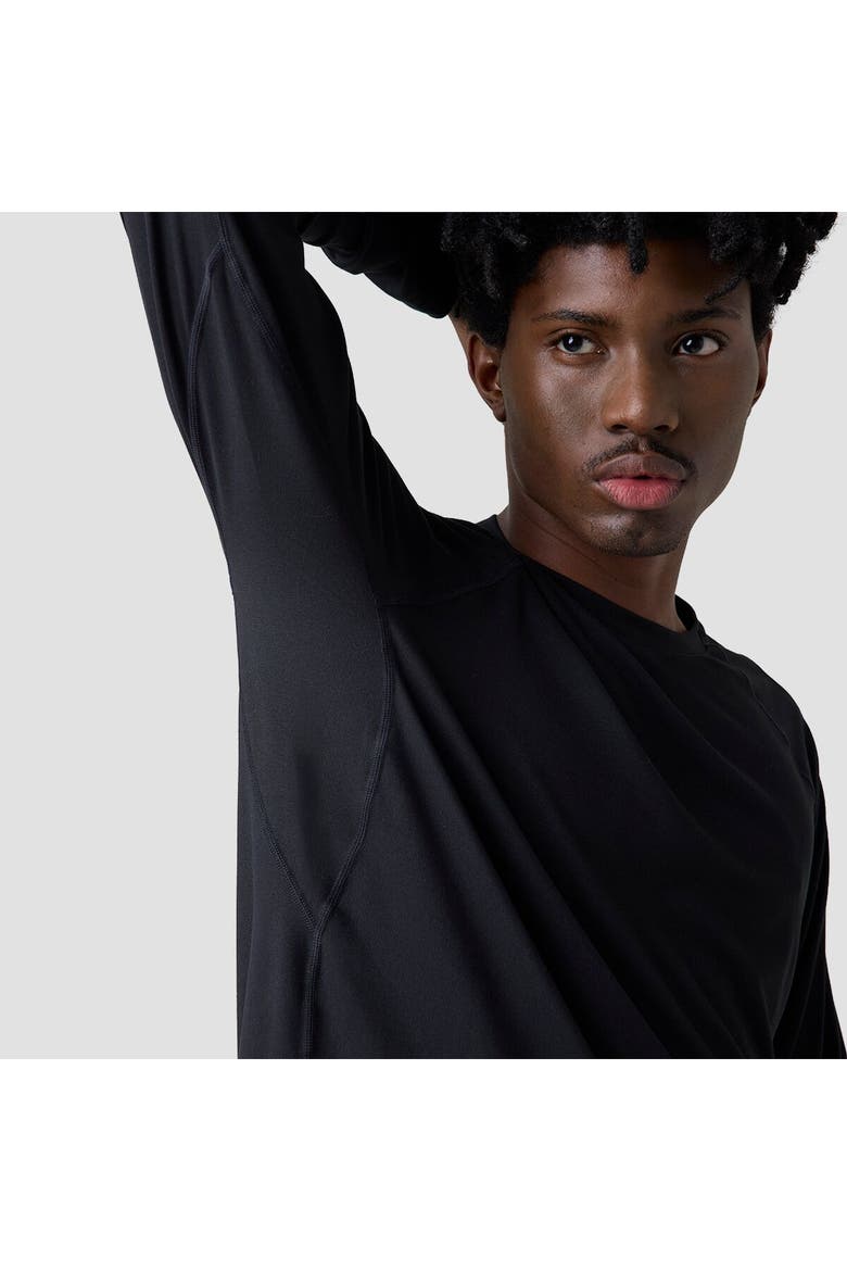 Destination Long-Sleeve Crew Top - Men's, Alternate, color, Black