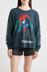 Daydreamer Eagles On the Border Graphic Long Sleeve T-Shirt
