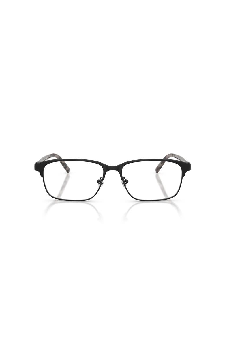 56mm Rectangle optical glasses, Alternate, color, Black