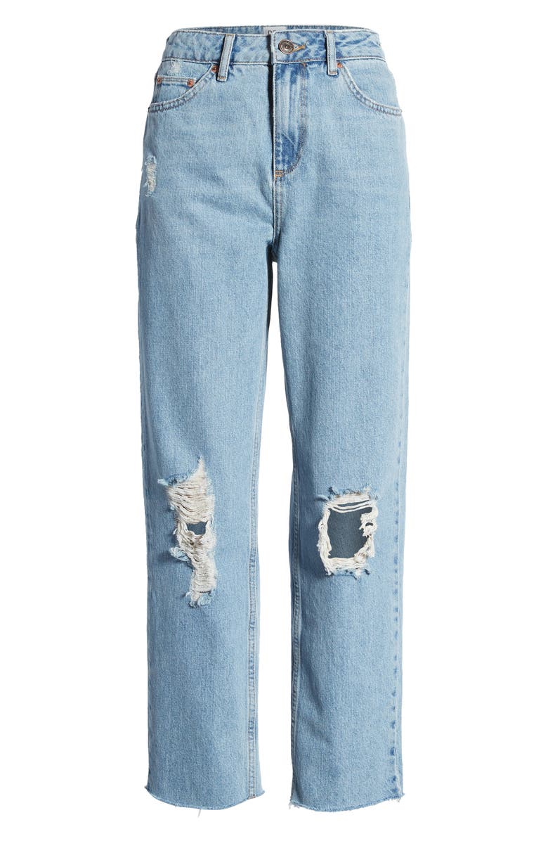 BDG Urban Outfitters Pax Ripped High Waist Jeans, Alternate, color,
