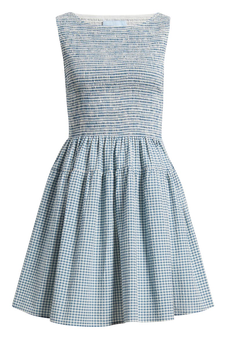 The Cosima Nap® Minidress, Alternate, color, TEAL GINGHAM