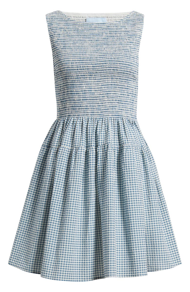 Hill House Home The Cosima Nap<sup>®</sup> Minidress, Alternate, color, Teal Gingham