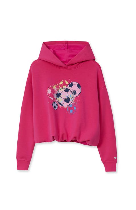Girls Long Sleeve Bubble Active Hoodie