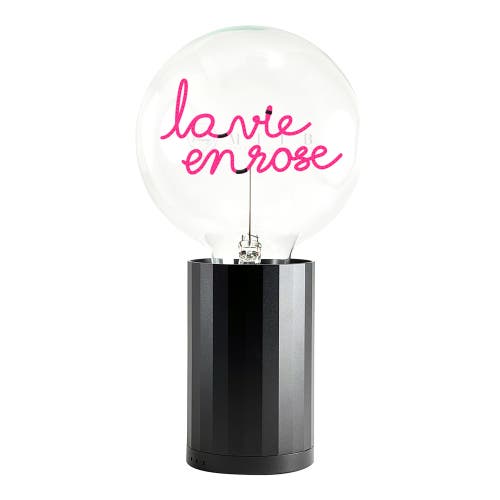 Mitb Rose Portable Table Lamp In Black