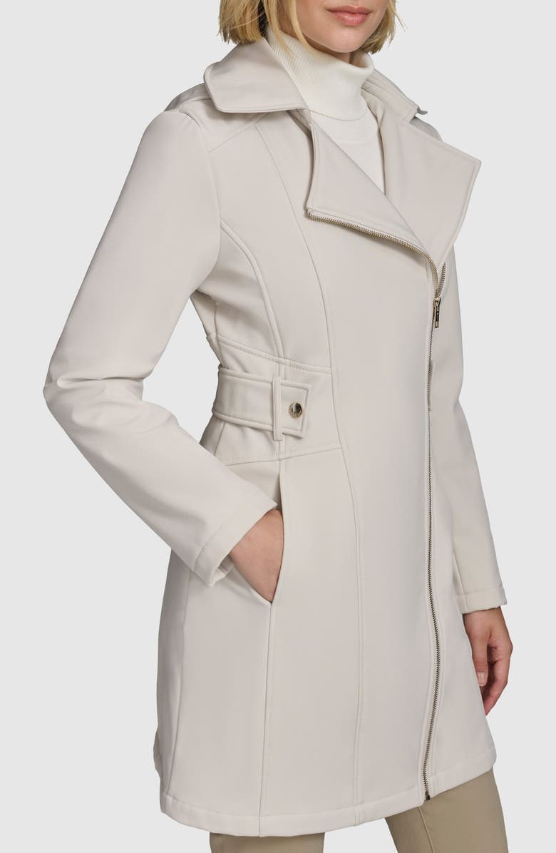 Andrew Marc Saylor Soft Shell Parka, Alternate, color, Cream