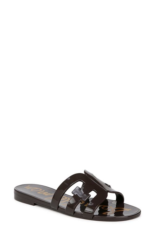 Sam Edelman Bay Jelly Slide Sandal In Cafe Noir