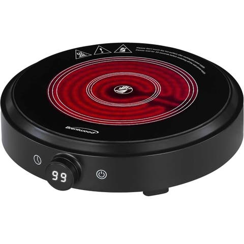 10 In Countertop Infrared Single Burner Digital Display