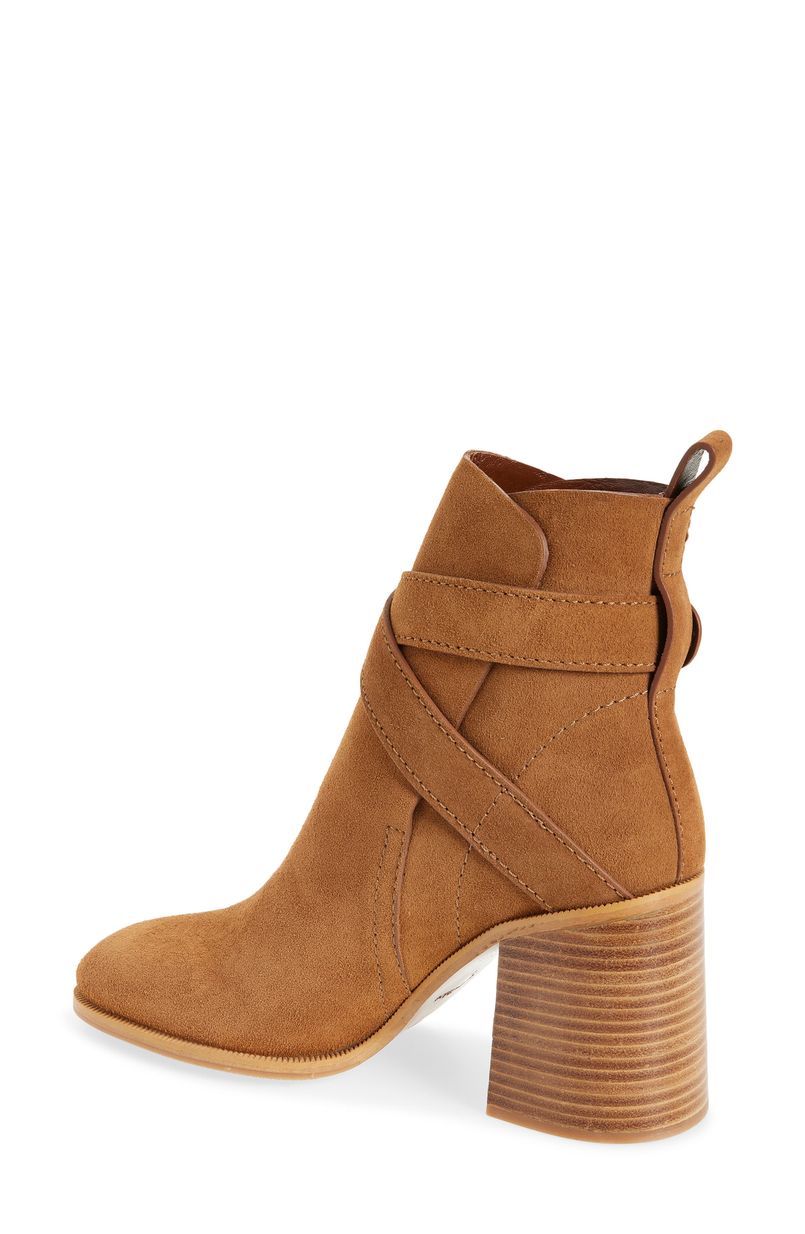 See by Chloé Zelda Block Heel Boot, Alternate, color, Tobacco