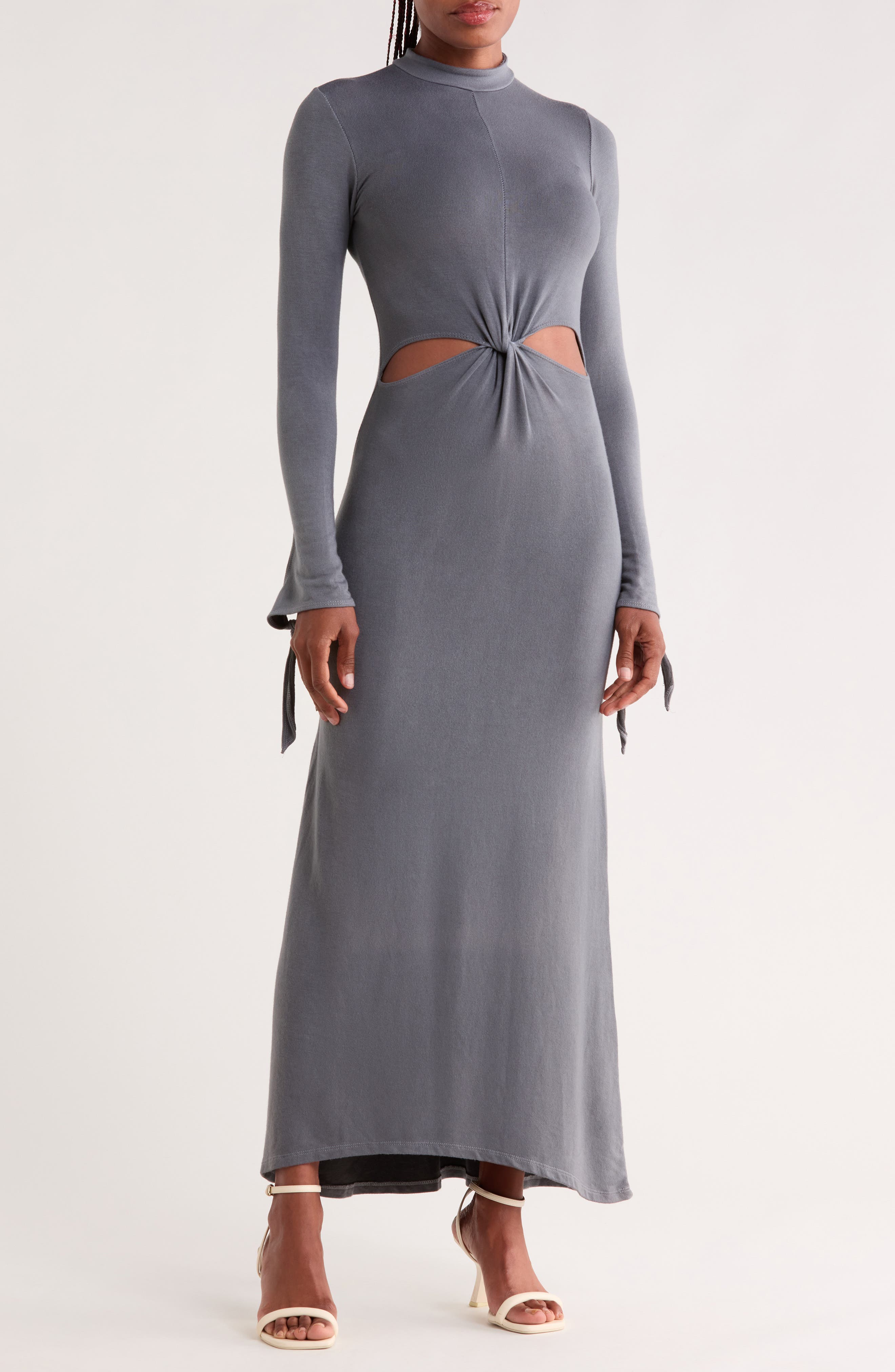 Long Sleeve Cutout Maxi Dress