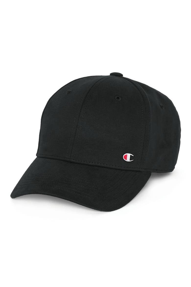 Classic Twill C-Patch Ball Cap, Main, color, BLACK