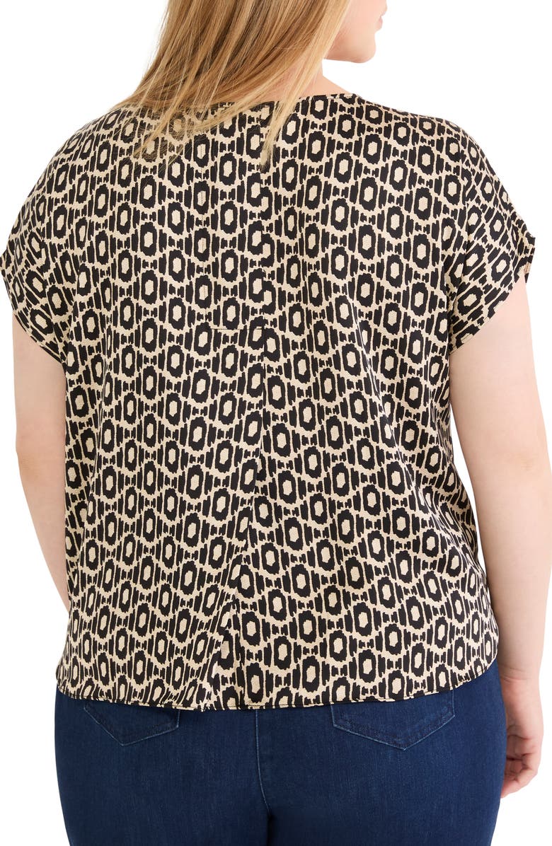 NIC+ZOE Dolman Sleeve Top, Alternate, color, Black Multi