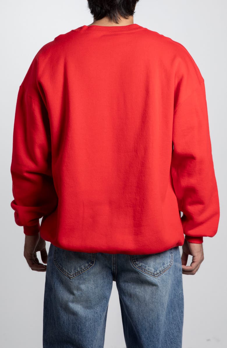 Elwood Vintage Wisconsin Badgers Sweatshirt, Alternate, color, 