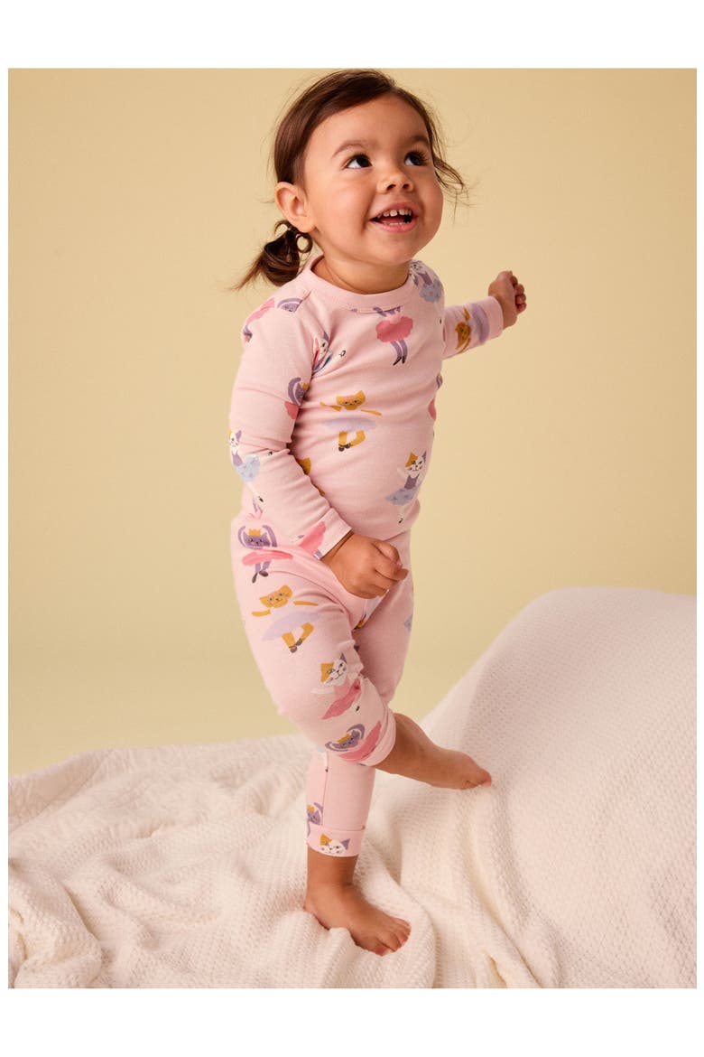 Goodnight Pajama Set, Alternate, color, Ballet Kitty