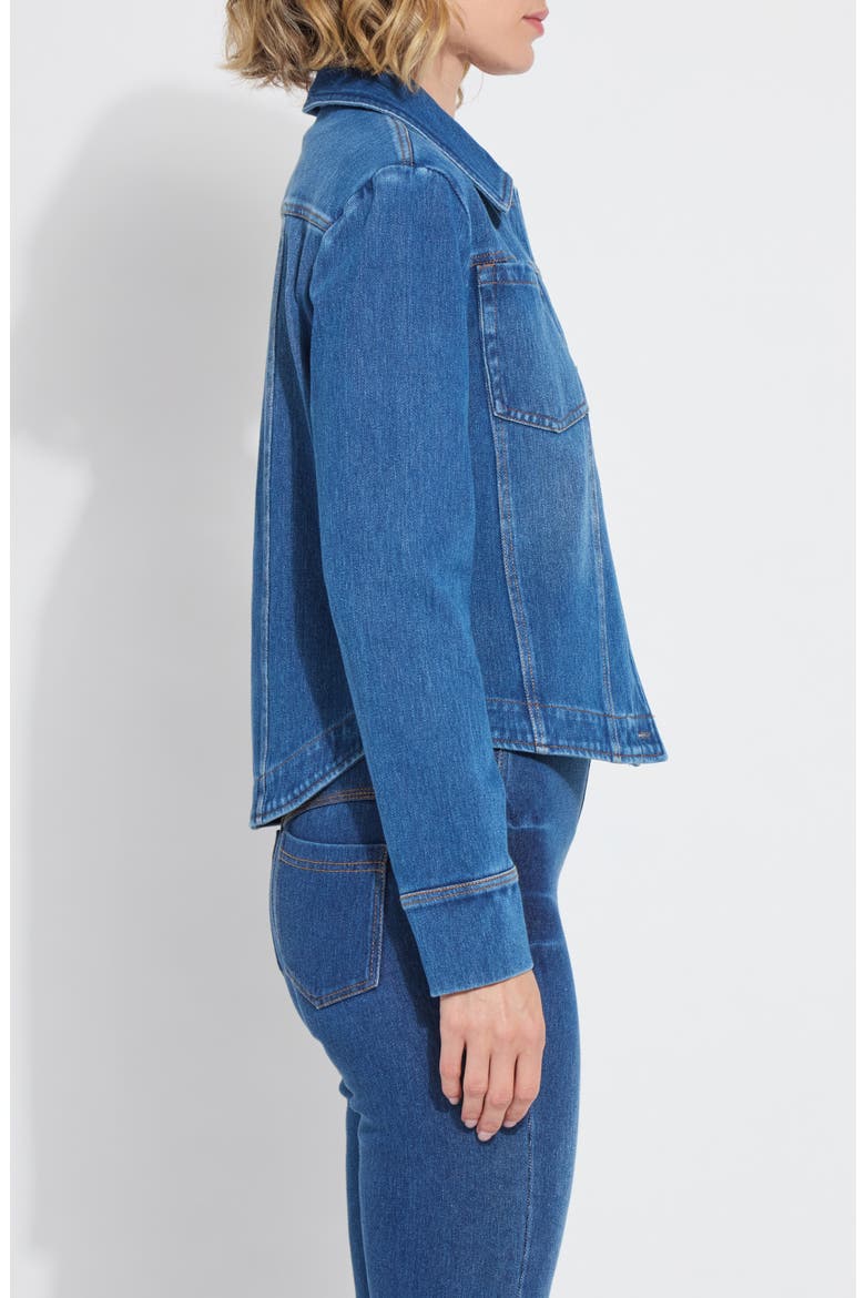 Classic Denim Jacket, Alternate, color, MID WASH