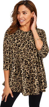 Jessica London Stretch Knit Swing Tunic