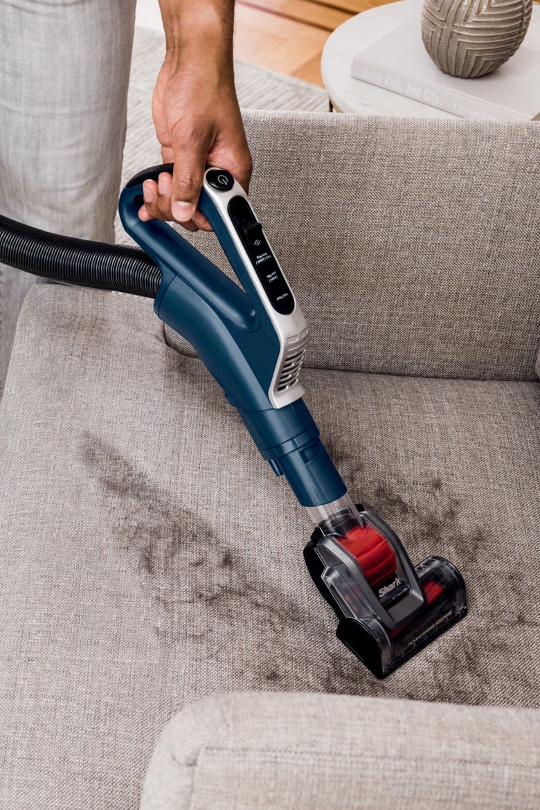 Stratos Upright Vacuum with DuoClean PowerFins, Alternate, color, Navy