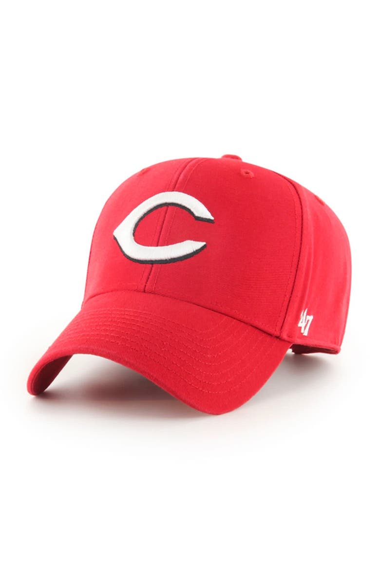 Men's '47 Red Cincinnati Reds Legend MVP Adjustable Hat, Main, color, Red