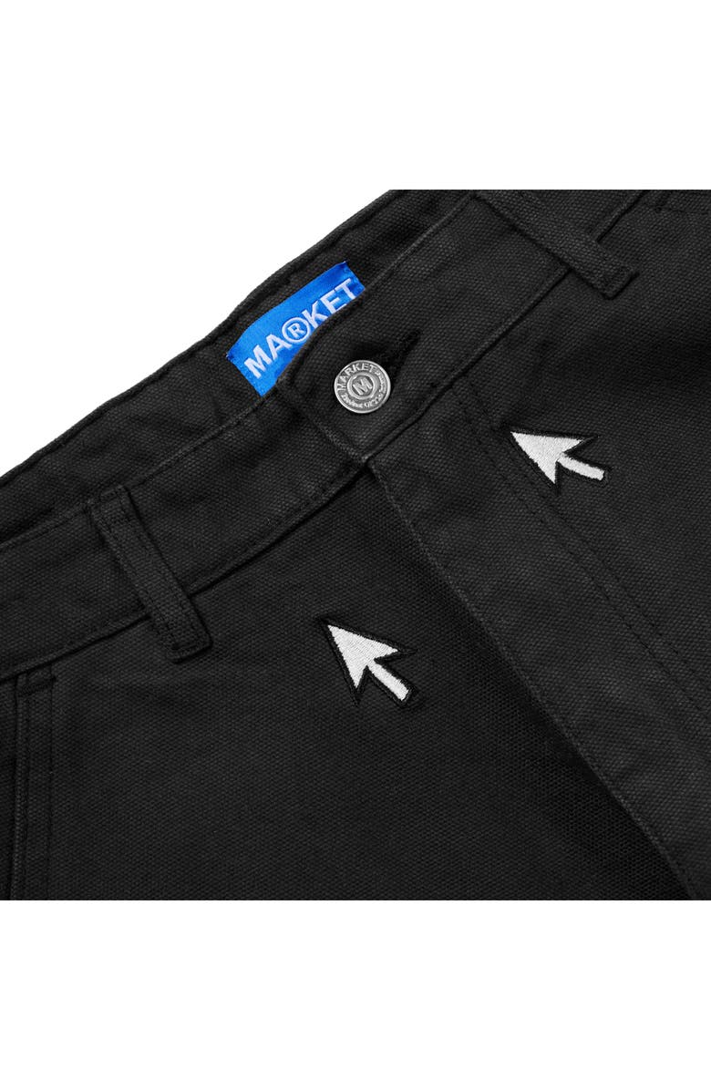 MARKET Double Click Print Pants, Alternate, color, Black