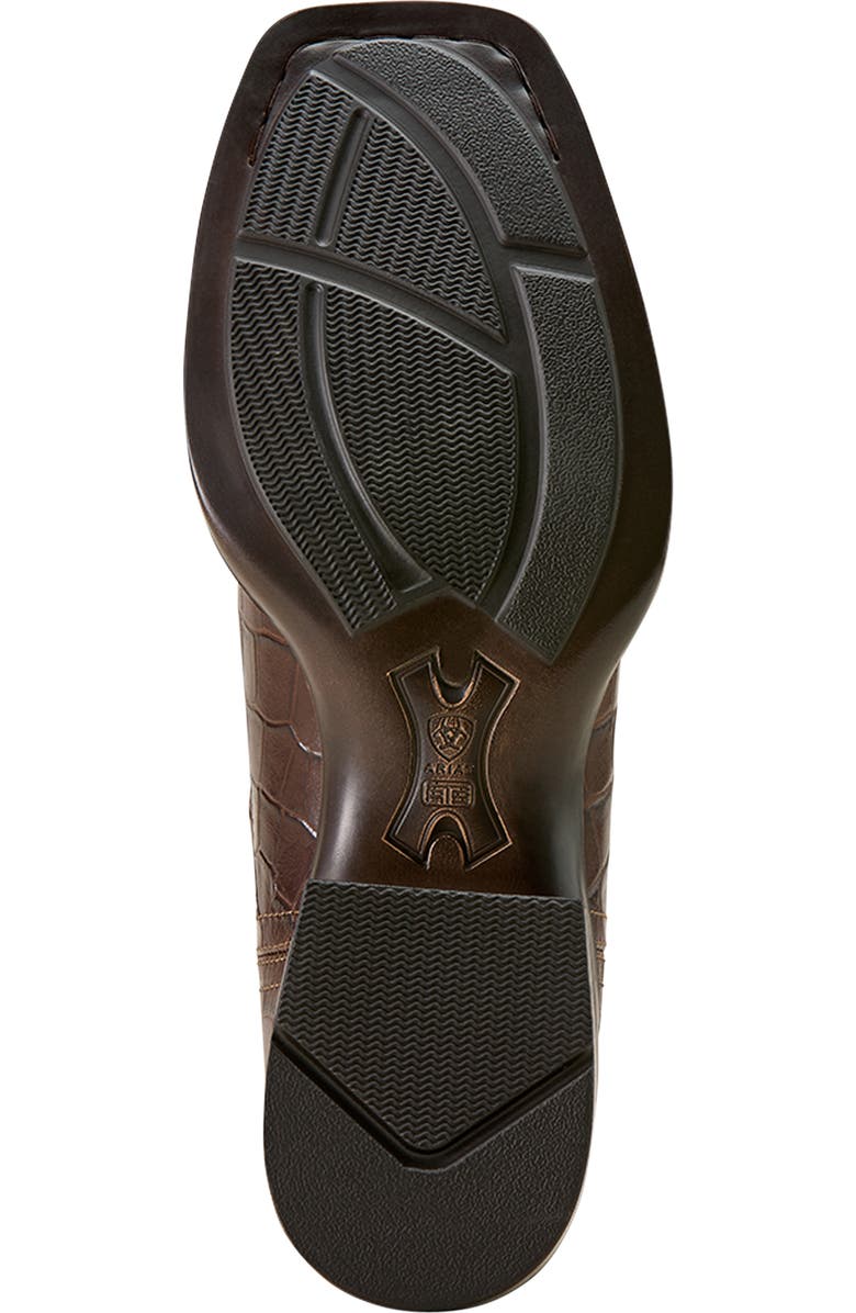 Ariat Booker Wide Square Toe Western Chelsea Boot, Alternate, color,