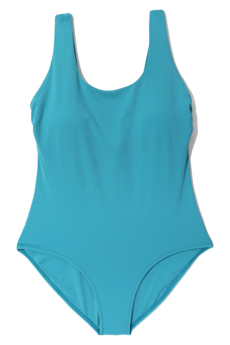 Essential One-Piece Swimsuit, Alternate, color, TAHITI TEAL